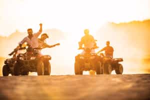Ride the sand dunes of Atlas Mountains in an ATV