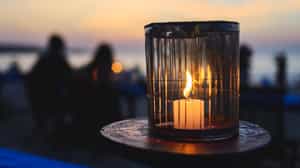 Have a cave dinner on a beach in Nusa Dua