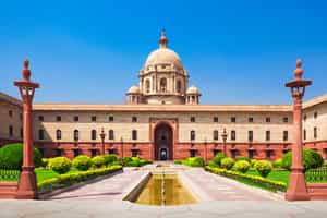 See the residence of the President of India, Delhi