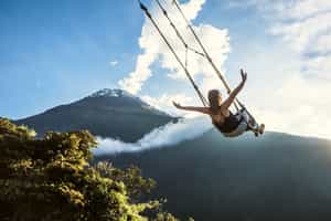 Go on the Banos Swing at the End of the World