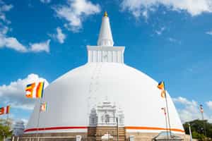 Visit Ruwanweli Maha Seya in Anuradhapura