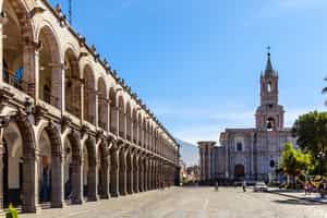 Witness the unique architecture of Arequipa