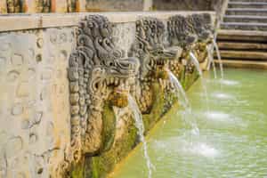 Relax in the Banjar Hot Spring near Munduk