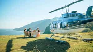 Go on a scenic helicopter ride over Ubud