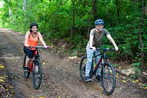 Biking at Morgan's Rock 