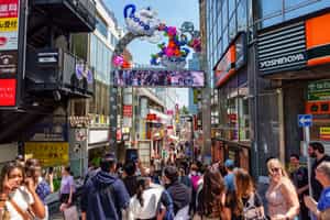 Walk down Takeshita Street in Tokyo