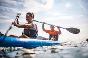 Go on a kayaking adventure around Genovesa Island