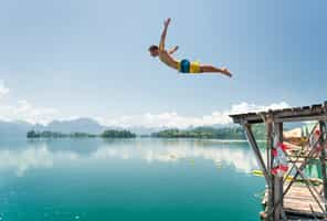 Go swimming in Khao Sok National Park