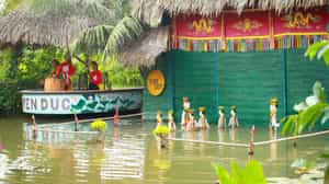 Enjoy a puppet show in Yen Duc village 