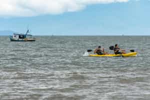 Go on a sea kayaking tour in Paraty