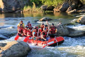 Go white water rafting in the Everest region