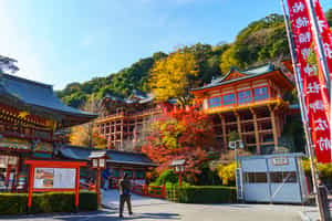 Receive a blessing at the Yutoku Inari Shrine