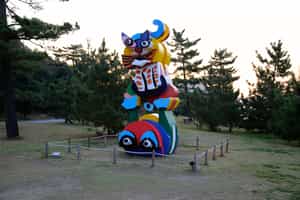 Take a ferry to nearby art islands from Takamatsu