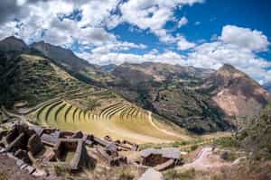 Explore the Pisac ruins in the Sacred Valley