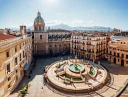 Take a guided walking city tour of Palermo