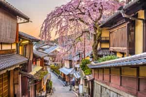Visit the historic Higashiyama district in Kyoto