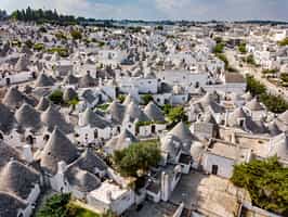 Visit the historic town of Alberobello in Puglia