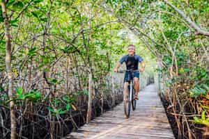 Go cycling in Esteros del Iberá
