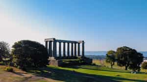 Climb Calton Hill's mini-Acropolis monuments