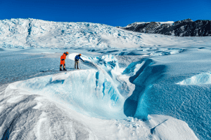 Visit the Drake Icefall