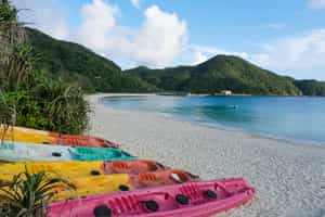 Explore the Kerama & Kume Islands on a kayak