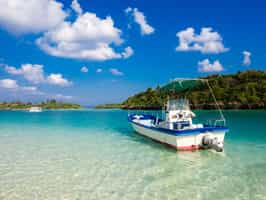 Visit the surrounding Yaeyama islands by boat trip