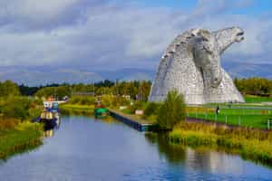 See the towering Kelpies near Loch Lomond