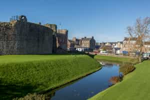 Ferry to Bute's Rothesay Castle and gardens