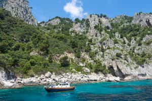 Swim and snorkel Capri's coast by gozzo