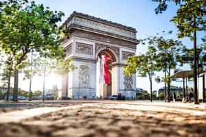 Climb the Arc de Triomphe for skyline views