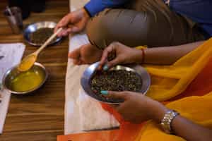 Assit to an Himalayan herbal remedy workshop