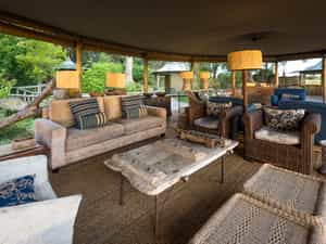 Airy lounge area