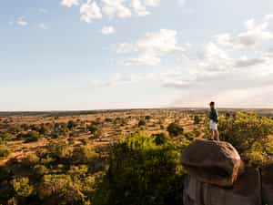 The views from the kopje go on for miles...the northern Serengeti and beyond to the Masai Mara.