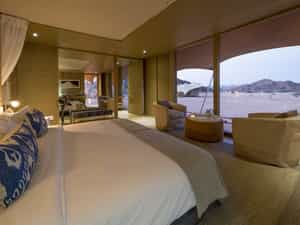 guest tent interior