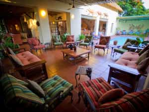 Outside lounge by the pool