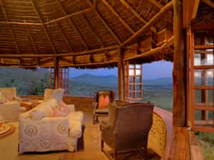 View a diversity of resident wildlife in the valley below from your private veranda