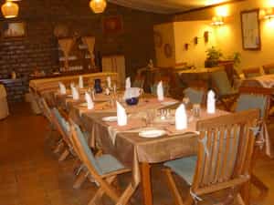 Can hold large parties - even weddings.