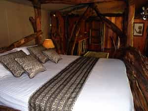 Our elegant carved furnishings inside the room