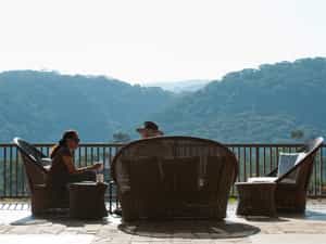 View from the main house