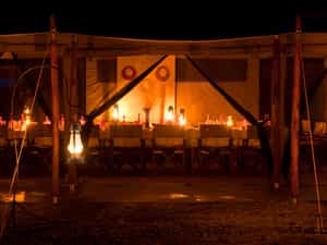 Mess Tent from outside