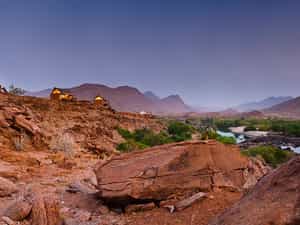 Cleverly built into the rocky terrain