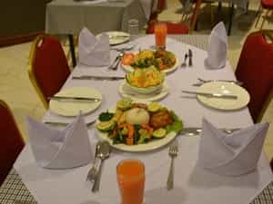 Enjoy our delicious food at our restaurant