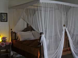 Double, twin or triple rooms all with mosquito nets, ceiling fan, A.C. fridge