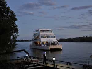 Lady Livingstone boat, based at the hotel