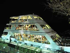 Lady Livingstone boat, based at the hotel