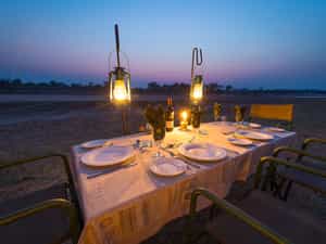 Dining under the stars