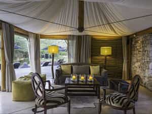 Guest areas at Onguma Tented Camp