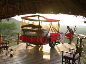 Guests are hosted by a team of traditional Samburu and Maasai warriors