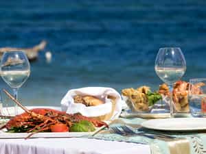 Gourmet seafood cuisine