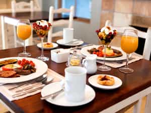 Villa Blu breakfast room